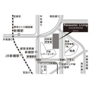 パナソニック　ショウルーム東京MAP